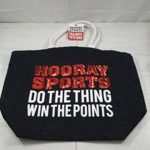 Tailgate Large Size HOORAY SPORTS TOTE Bag